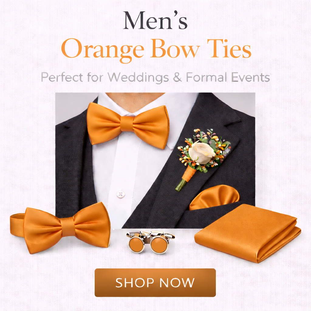 Orange Bow Ties