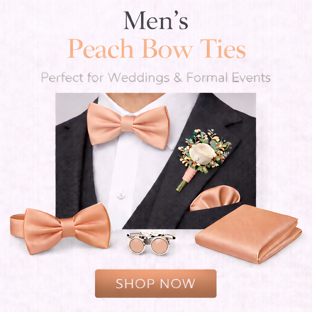 Peach Bow Ties