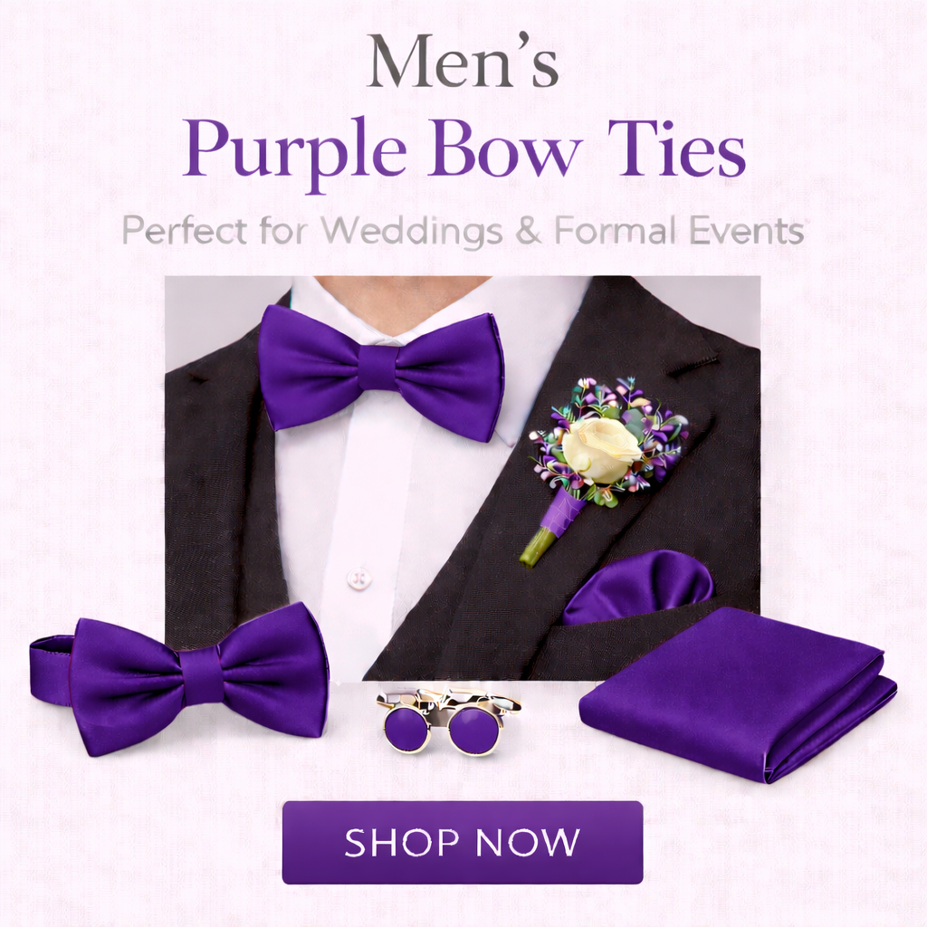 Purple Bow Ties
