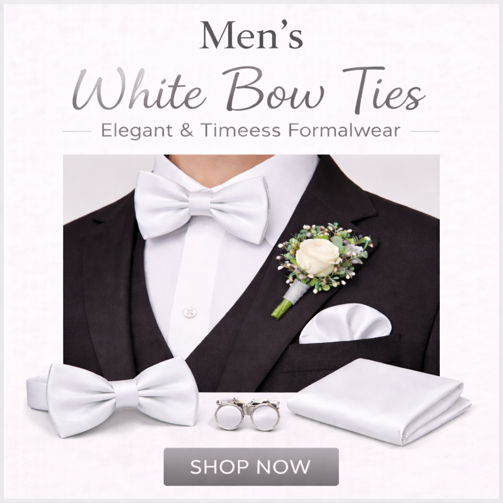 White Bow Ties
