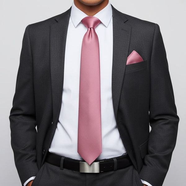 Maroon Satin Tie And Handkerchief Set TiesRus maroon-satin-tie-and-handkerchief-set-tiesrus