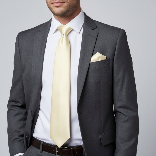 Cream Tie Sets