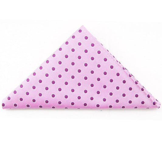 Pink Spot Design Pocket Square 1