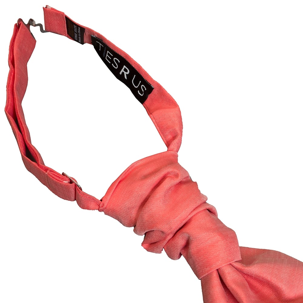 Plain Dark Rose Mens Cravat Tie 3