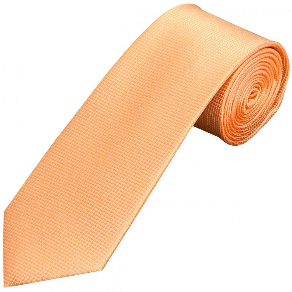 Peach Diamond Classic Mens Tie 1
