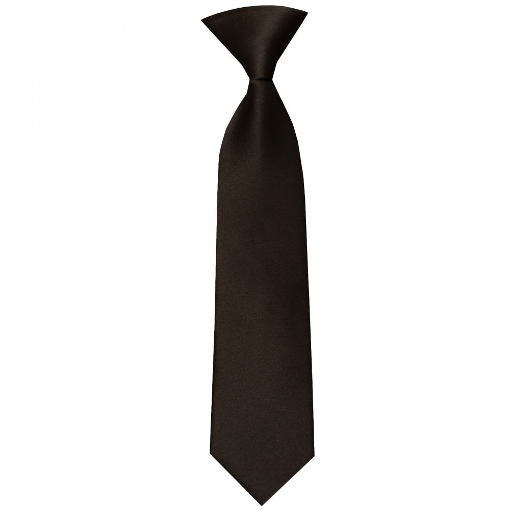 Pre Tied Black Boys Tie Age 4 7 1