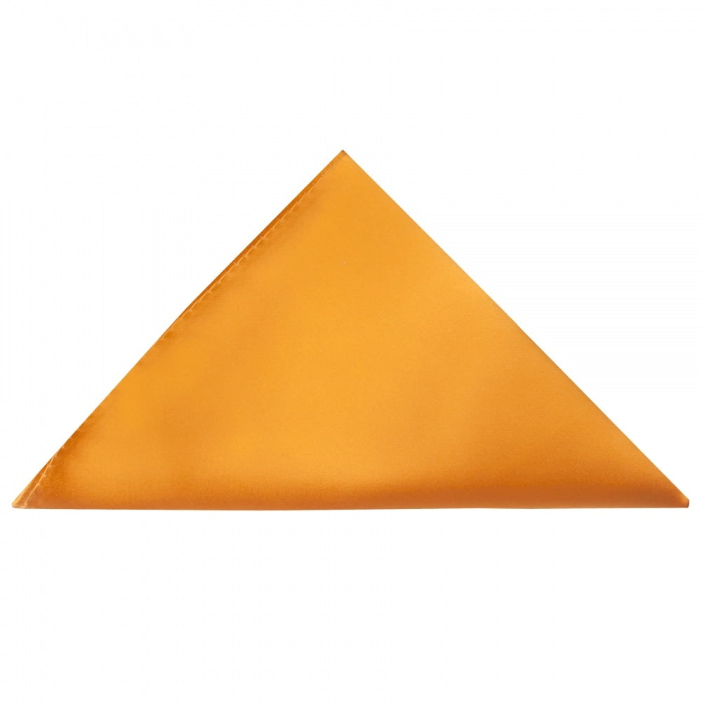 Plain Rust Satin Classic Mens Tie And Pocket Square Set 5