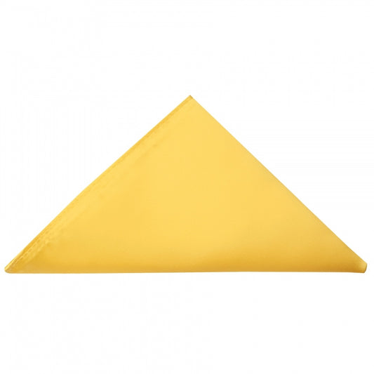 Plain Yellow Gold Pocket Square 1