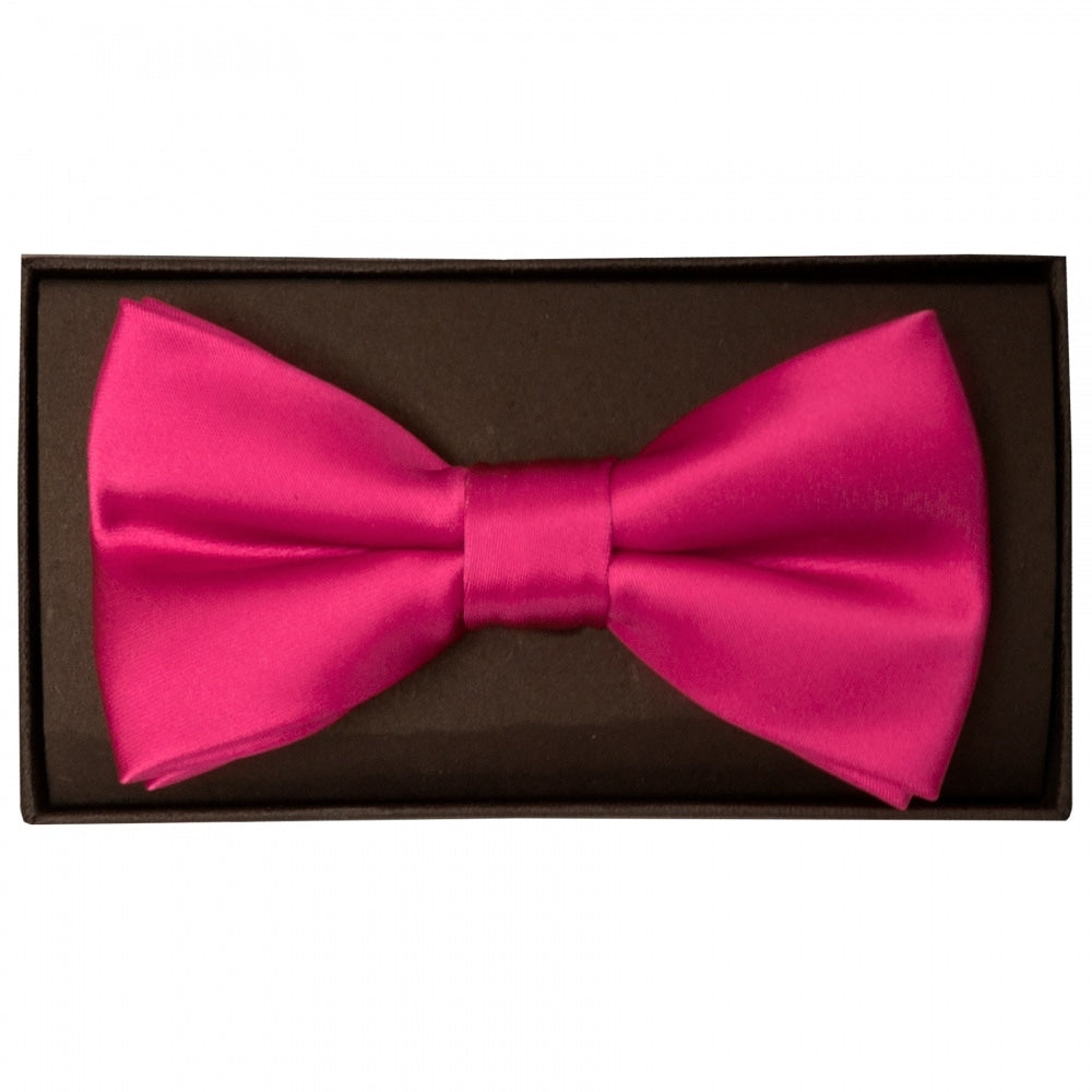 Handmade Cerise Pink Mens Bow Tie 1