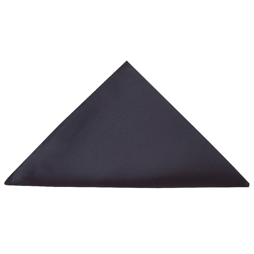Navy Satin Pocket Square 1