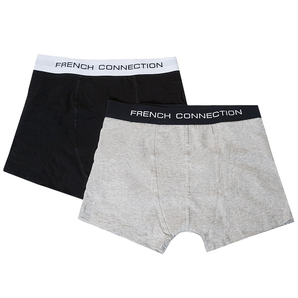 Fcuk Mens Boxer Trunks 2 Pack 1