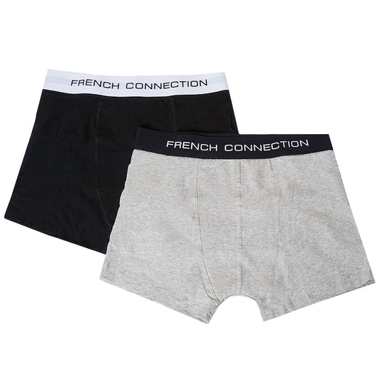 Fcuk Mens Boxer Trunks 2 Pack 1