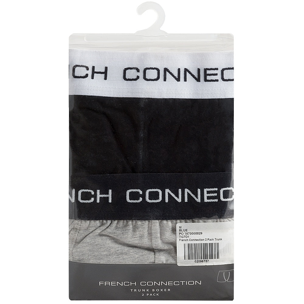 Fcuk Mens Boxer Trunks 2 Pack 2