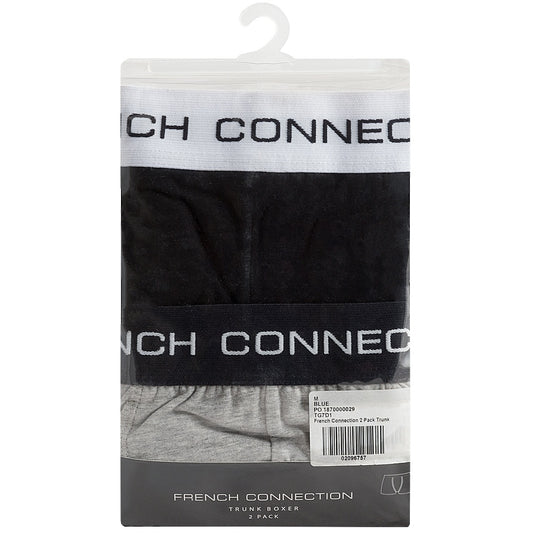 Fcuk Mens Boxer Trunks 2 Pack 2