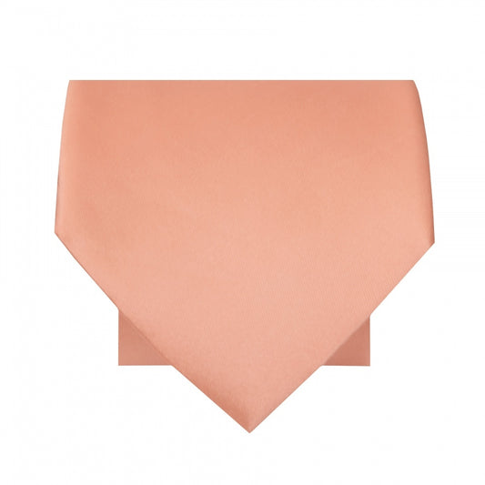 Plain Rose Quartz Satin Silk Classic Mens Tie 2
