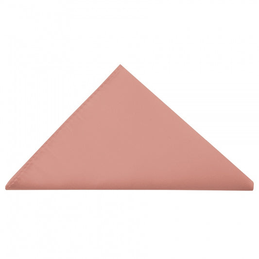 Plain Dusty Rose Satin Silk Pocket Square 1