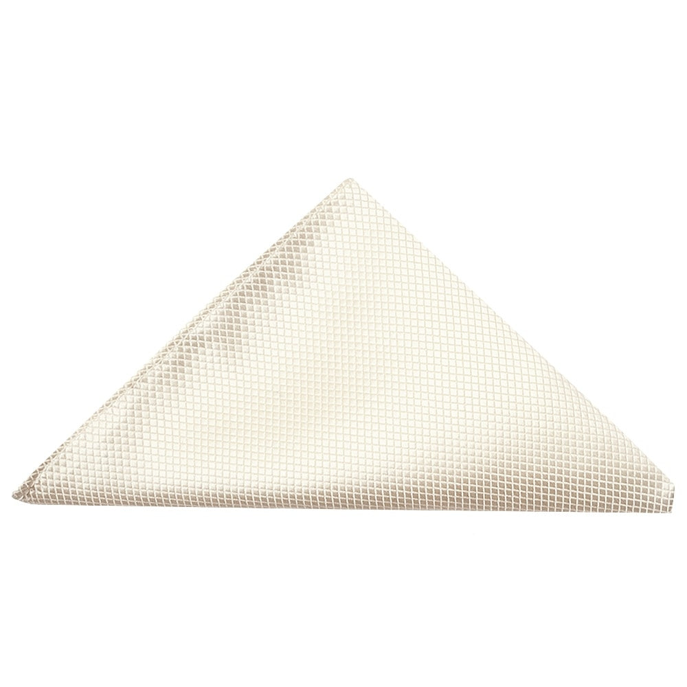 Ivory Diamond Pocket Square 1