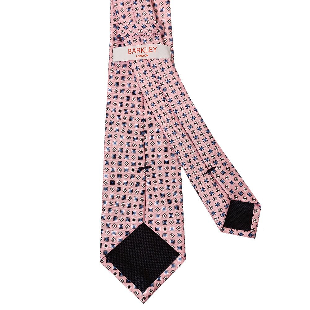 Pink Geo Classic Mens Tie