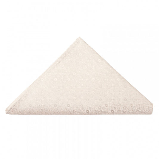 End Of Season Stock Blush Floral Textured Silk Pocket Square 1