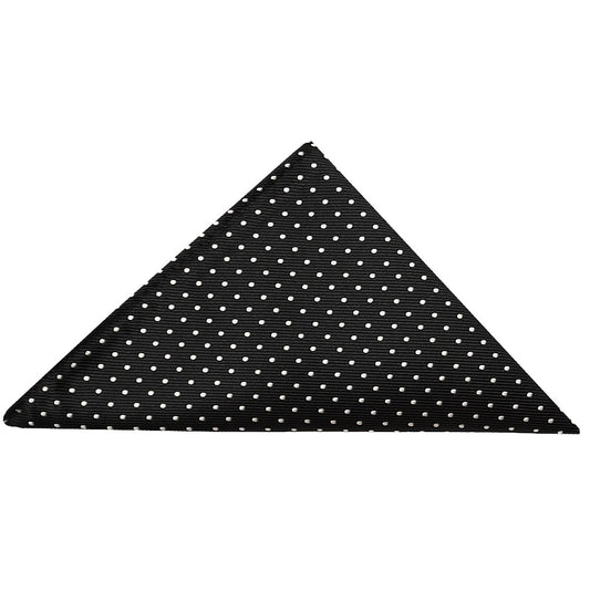 Black And White Polka Dot Pocket Square 1