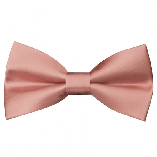 Pre Tied Dusty Rose Satin Silk Boys Bow Tie Age 8 11 1