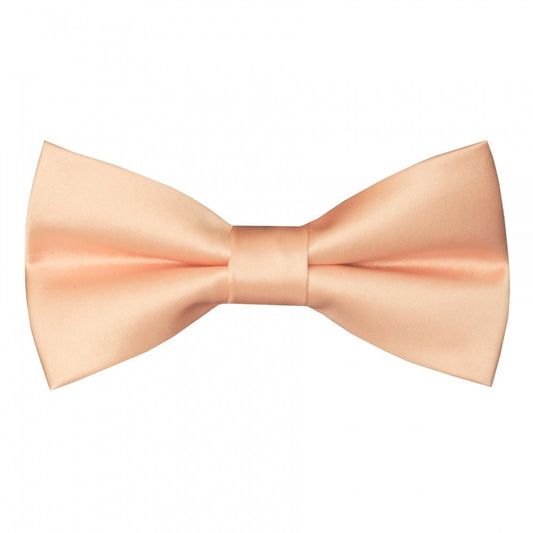 Pre Tied Light Peach Boys Bow Tie Age 18 Months-3 Years