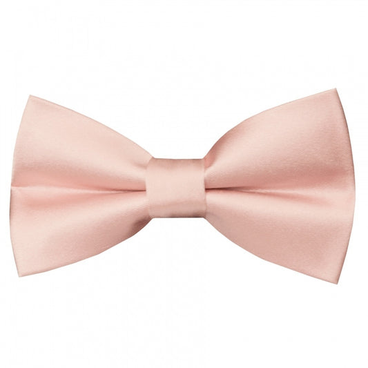 End Of Season Stock Pre Tied Blush Pink Satin Silk Boys Bow Tie Age 8 11 1