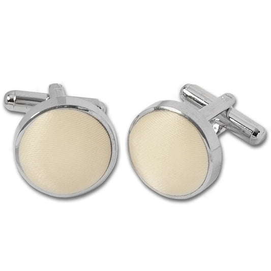 Plain Ivory Cufflinks 1