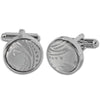 Silver Paisley Cufflinks