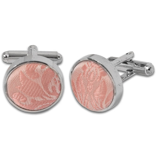 Rose Gold Paisley Cufflinks 1