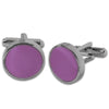 Plain Cadburys Purple Cufflinks