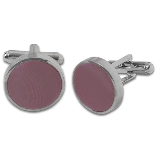 Plain Mauve Cufflinks