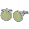 Plain Sage Green Cufflinks
