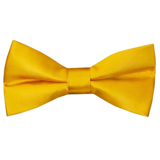 Pre Tied Bright Yellow Boys Bow Tie Age 18 Months 3 Years 1