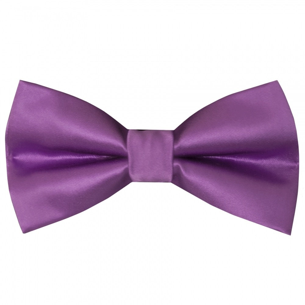 Pre Tied Cadburys Purple Boys Bow Tie Age 18 Months 3 Years 1