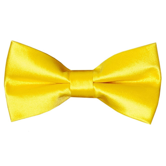Pre Tied Sunshine Yellow Boys Bow Tie Age 18 Months 3 Years 1