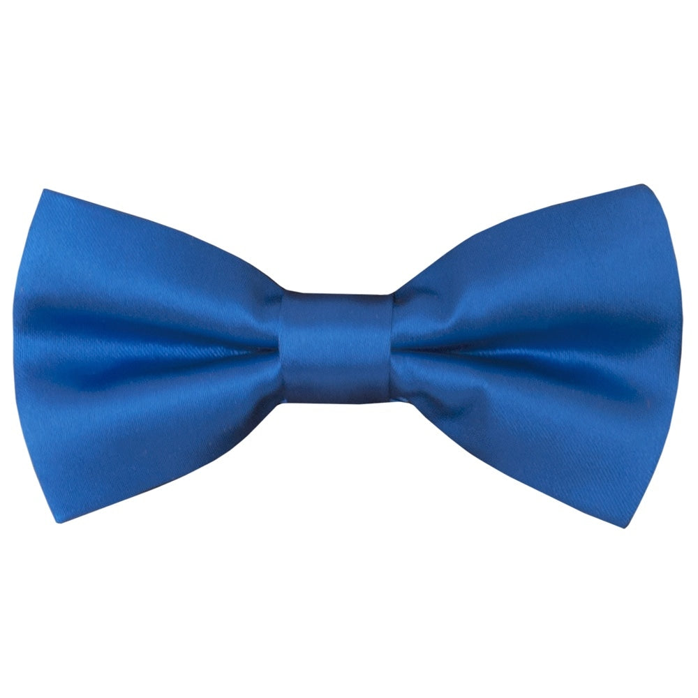 Pre Tied Electric Blue Boys Bow Tie Age 18 Months 3 Years 1