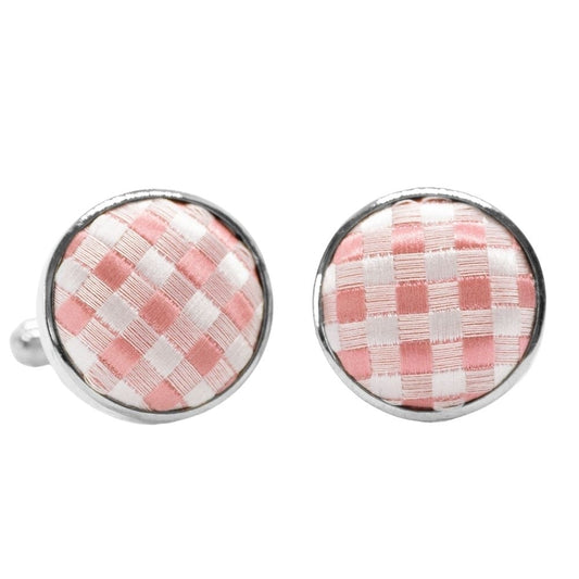 Rose Gold Diamond Neat Cufflinks 1