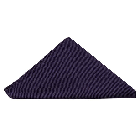 Plum Twill Silk Pocket Square 1