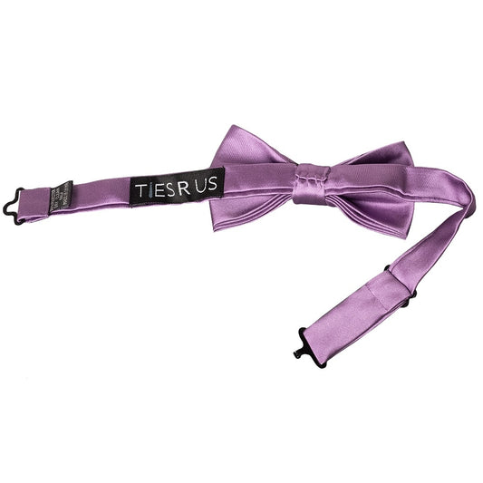 Plain Light Mauve Mens Bow Tie 2