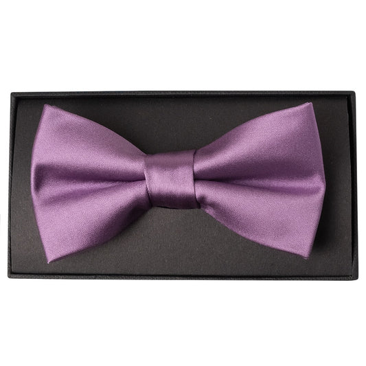 Plain Light Mauve Mens Bow Tie 1
