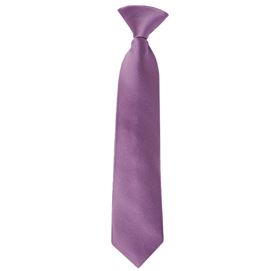 Pre Tied Light Mauve Boys Tie Age 4 7 1