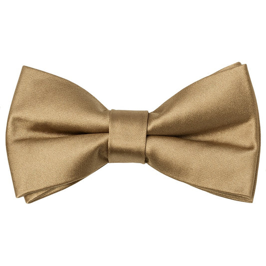 Pre Tied Iced Coffee Satin Boys Bow Tie Age 8 11 1