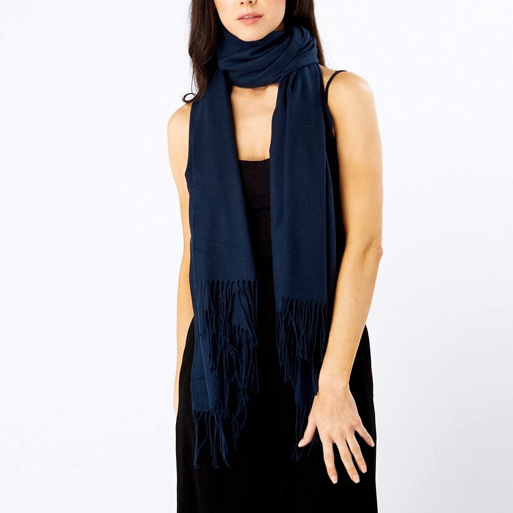 Navy Blue Pashmina 3