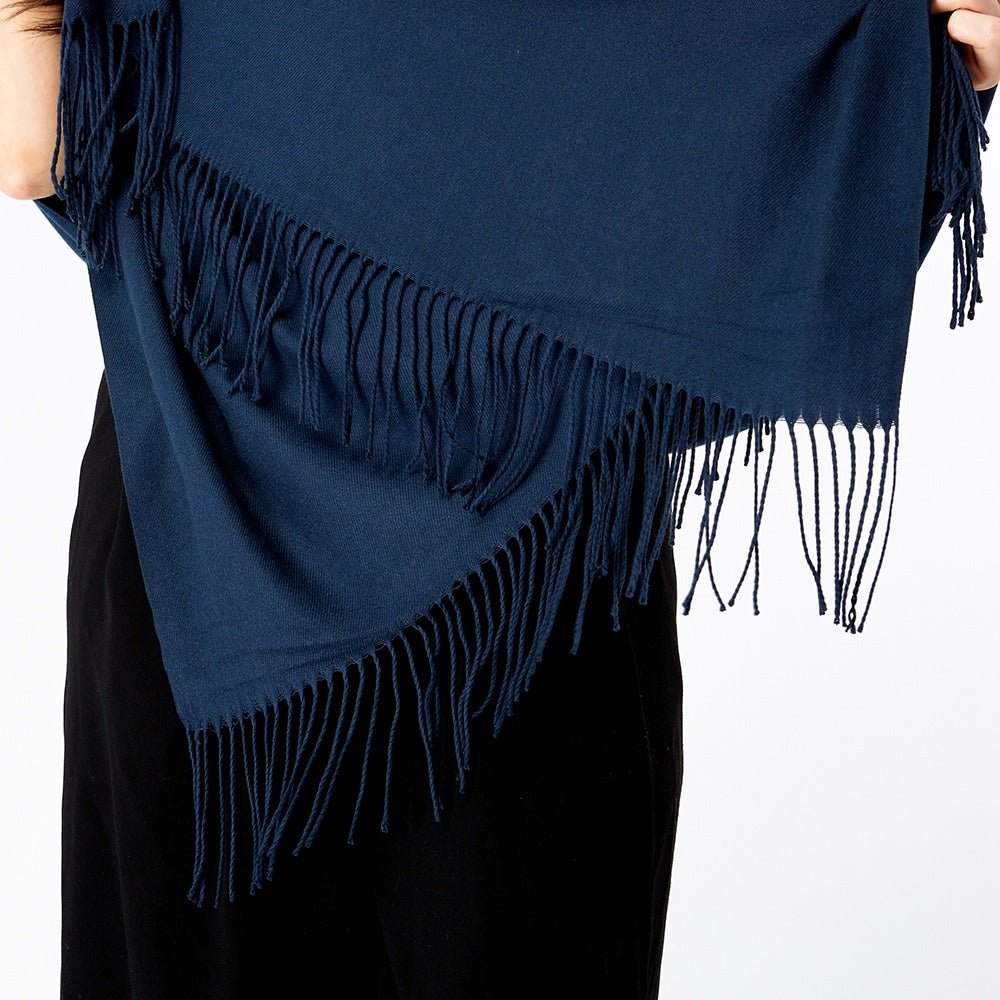Navy Blue Pashmina 5