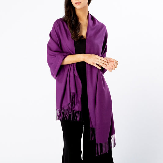 Plum Pashmina 1