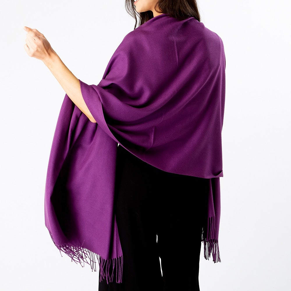 Plum Pashmina 3