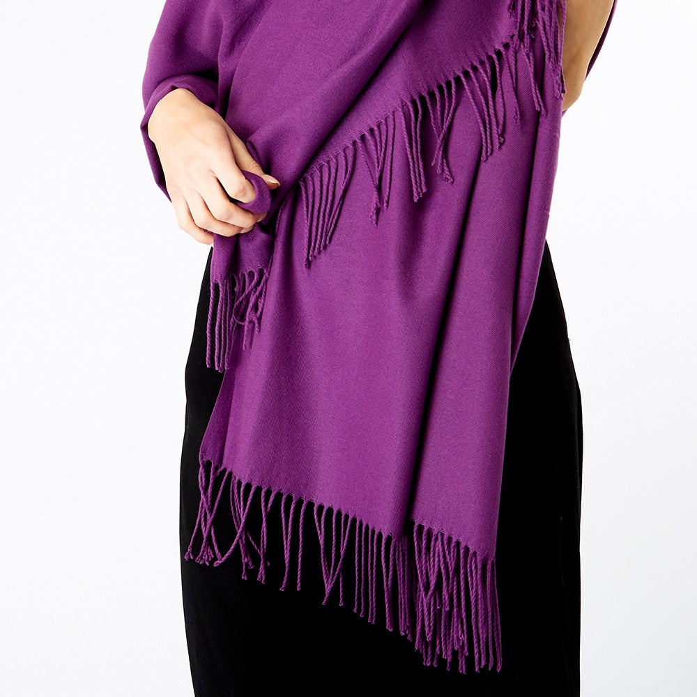 Plum Pashmina 5