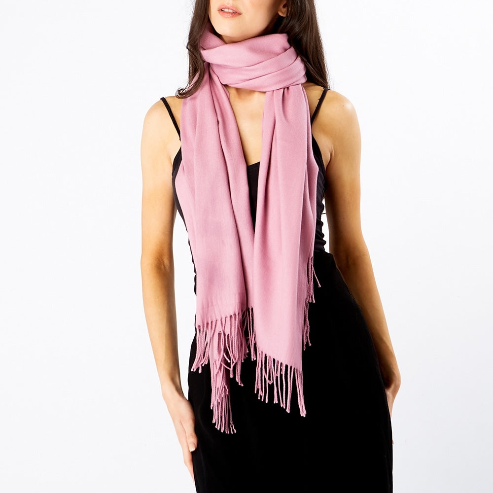 Dusty Pink Pashmina 3