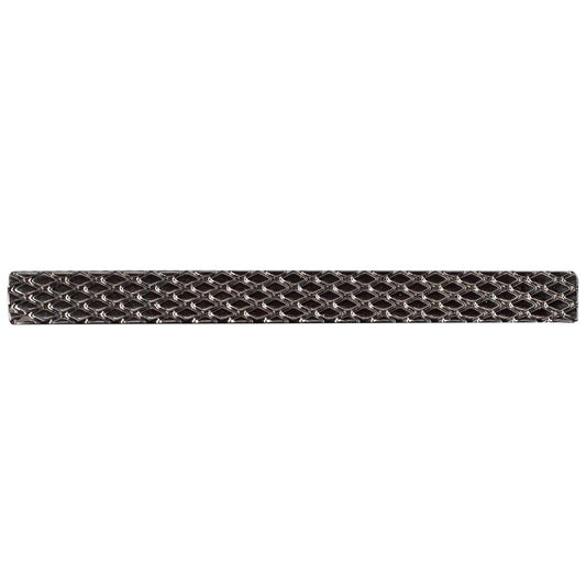Gunmetal Grey Textured Metal Bar Tie Clip 2